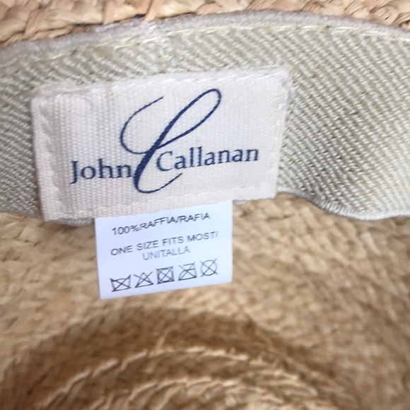 John Callahan Permanent Vacation Raffia Beach Hat - Picture 7 of 8
